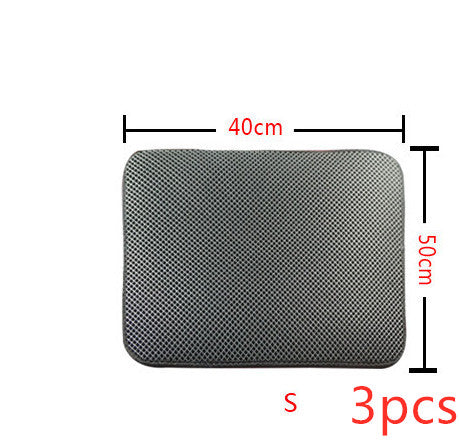 Double-Layer Cat Litter Trapping Mat