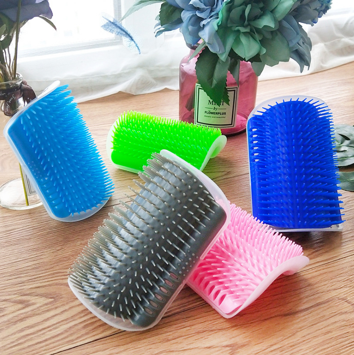 Wall-Mounted Cat Self-Grooming Brush