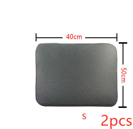 Double-Layer Cat Litter Trapping Mat