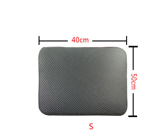 Double-Layer Cat Litter Trapping Mat