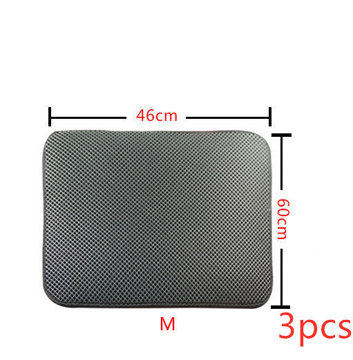 Double-Layer Cat Litter Trapping Mat