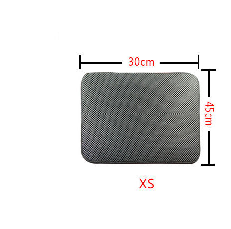 Double-Layer Cat Litter Trapping Mat