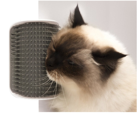 Wall-Mounted Cat Self-Grooming Brush