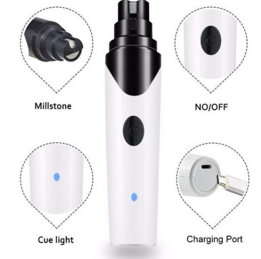 Electric Pet Nail Grinder & Grooming Clipper