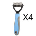 Double-Sided Pet Grooming & Hair Removal Brush
