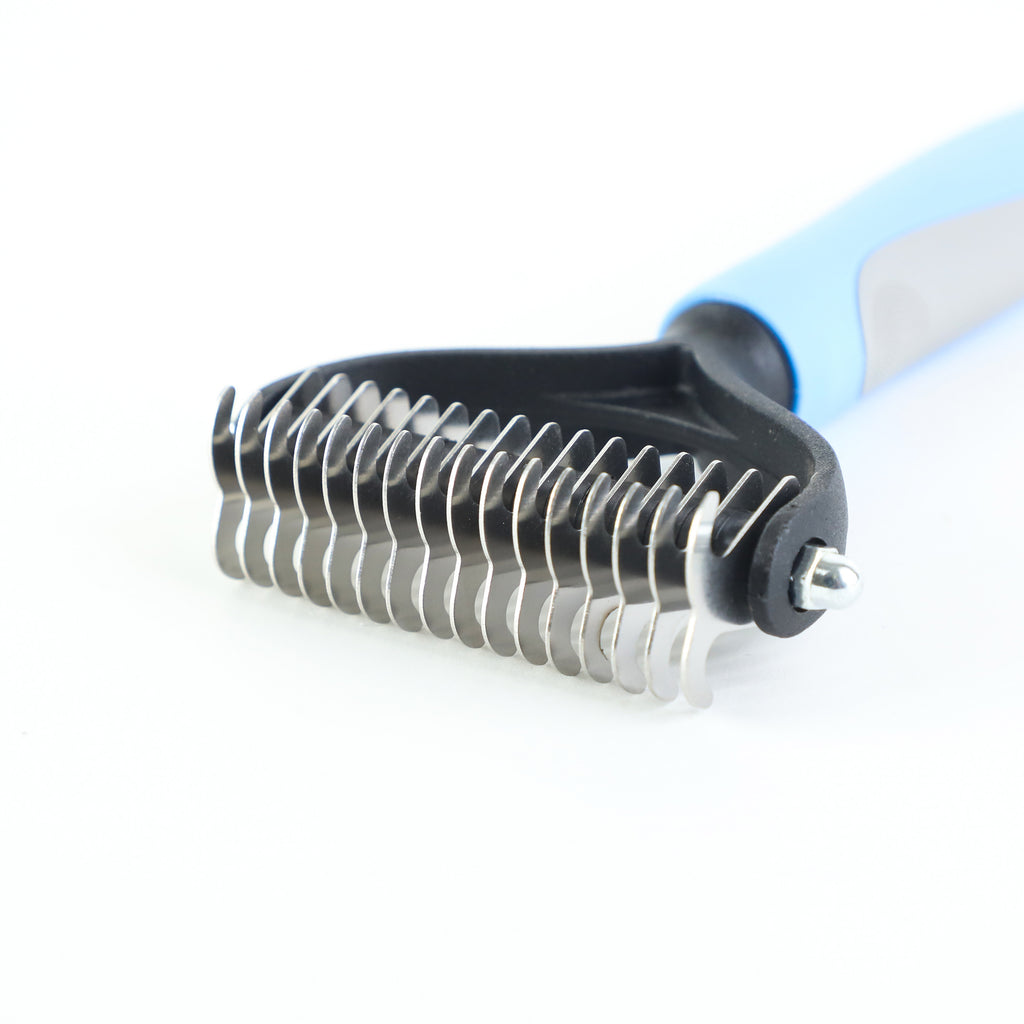 Double-Sided Pet Grooming & Hair Removal Brush